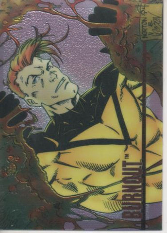 Cromo E004799: Trading Card. Wildstorm Set 1, nº 37 Burnout