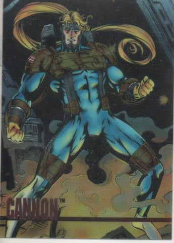 Cromo E004796: Trading Card. Wildstorm Set 1, nº 25 Cannon