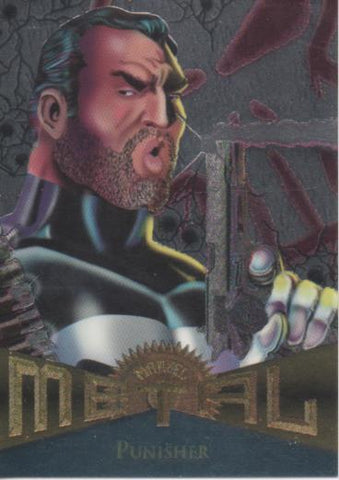 Cromo E004786: Trading Card. Marvel Metal, nº 69 punisher