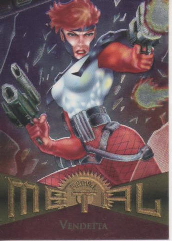 Cromo E004785: Trading Card. Marvel Metal, nº 54 Vendetta