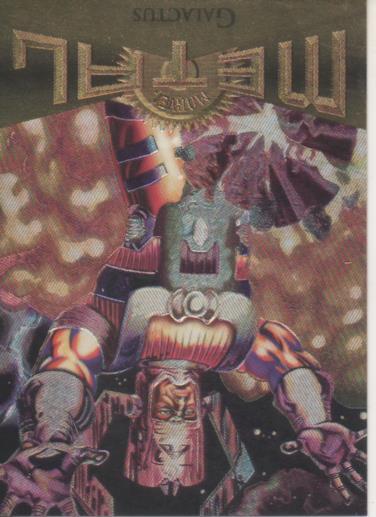 Cromo E004784: Trading Card. Marvel Metal, nº 16 Galactus