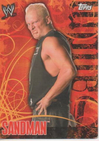 Cromo E004815: Trading Card. Toops World Wrestling 2007, nº 22 Sandman