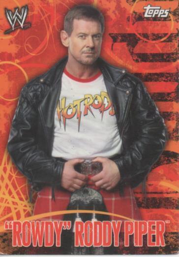 Cromo E004814: Trading Card. Toops World Wrestling 2007, nº 21 "Rowdy" Roddy Piper