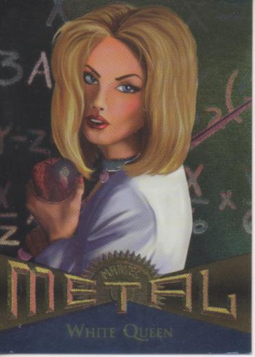 Cromo E004778: Trading Card. Marvel Metal, nº 124 White Queen