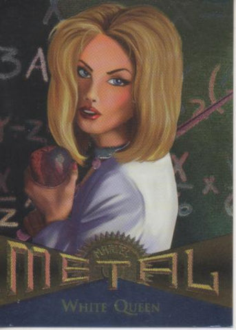 Cromo E004778: Trading Card. Marvel Metal, nº 124 White Queen