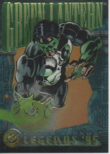 Cromo E004735: Trading Card. PC. Power Chrome. Legends'95, nº 128 Green Lantern