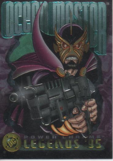 Cromo E004724: Trading Card. DC. Power Chrome. Legends'95, nº 117 Occean Master