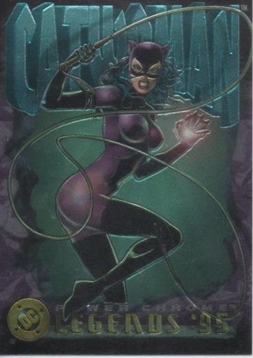 Cromo E004722: Trading Card. DC. Power Chrome. Legends'95, nº 115 Catwoman