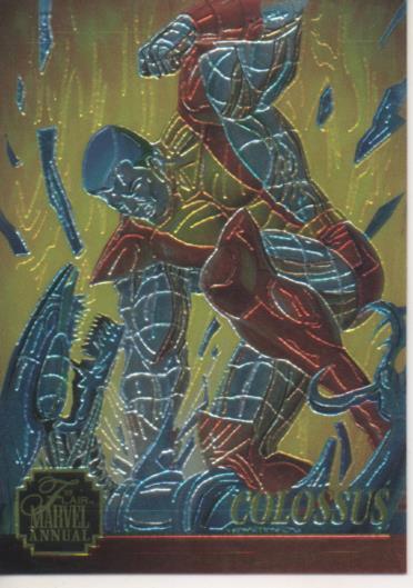 Cromo E004773: Trading Card. Marvel Anual Flair'95, Limited Edition: 12 of 12 Colossus