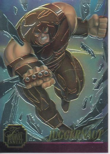 Cromo E004768: Trading Card. Marvel Anual Flair'95, Limited Edition: 11 of 12 Juggernaut