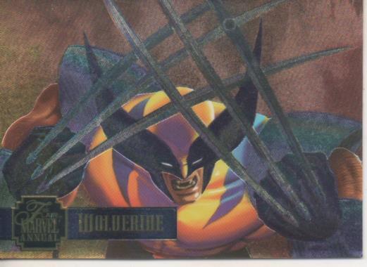 Cromo E004767: Trading Card. Marvel Anual Flair'95, nº 1 Wolverine