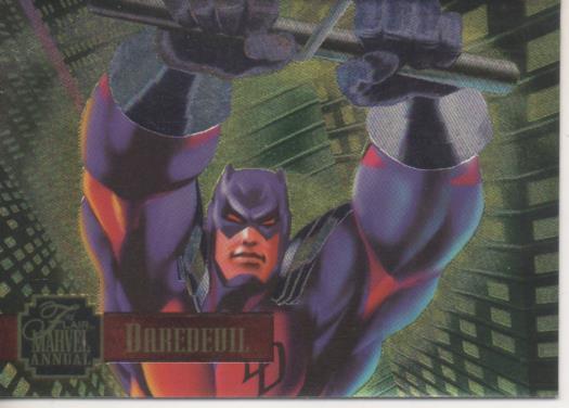 Cromo E004765: Trading Card. Marvel Anual Flair'95, nº 6 Daredevil