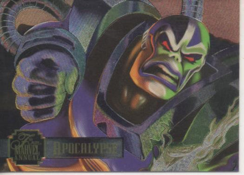 Cromo E004762: Trading Card. Marvel Anual Flair'95, nº 11 Apocalypse