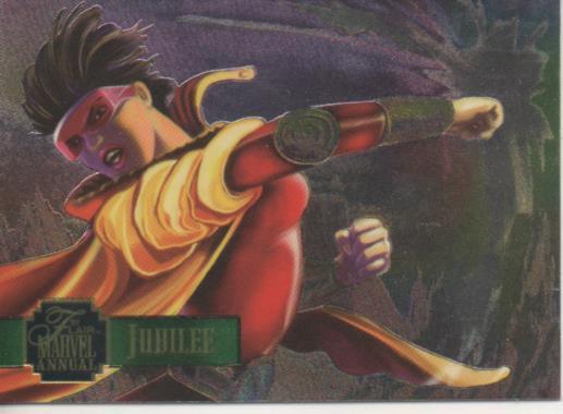 Cromo E004763: Trading Card. Marvel Anual Flair'95, nº 8 Jubilee