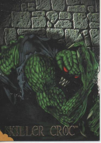 Cromo E004589: Trading Card. Skybox Villains, nº 49 Killer Croc