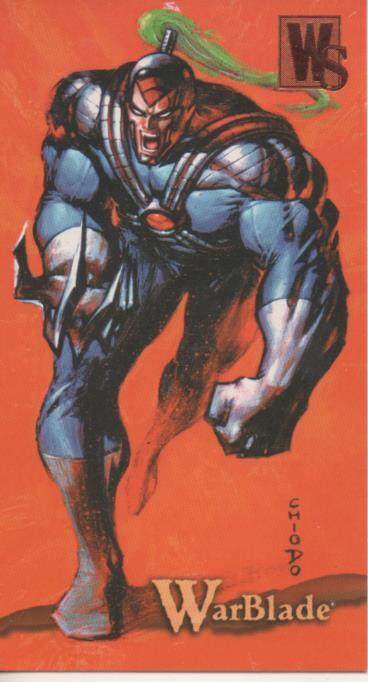 Cromo E004428: Trading Card.Wildstorm Gallery, nº 58 Warblade