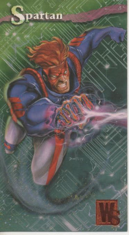 Cromo E004421: Trading Card. Wildstorm Gallery, nº 48 Spartan