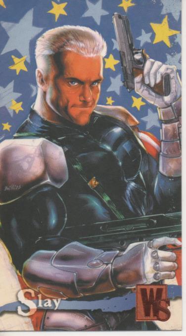 Cromo E004419. Trading Card. Wildstorm Gallery, nº 46 Slay 