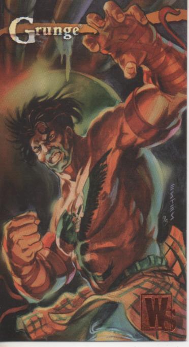 Cromo E004407: Trading Card. Wildstorm Gallery, nº 28 Grunge