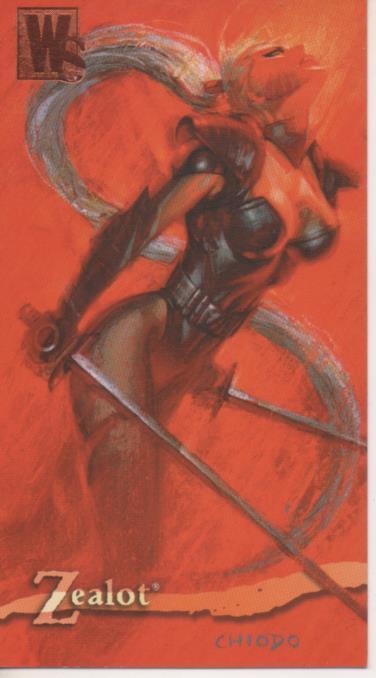 Cromo E004430: Trading Card. Wildstorm Gallery, nº 60 Zealot