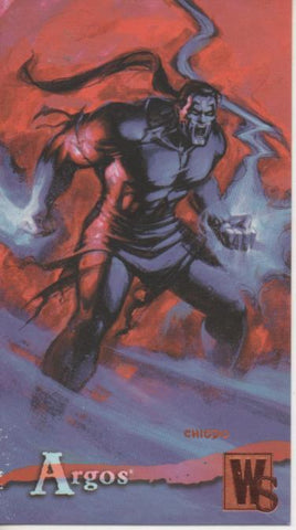 Cromo E004431: Trading Card. Wildstorm Gallery, nº 62 Argos