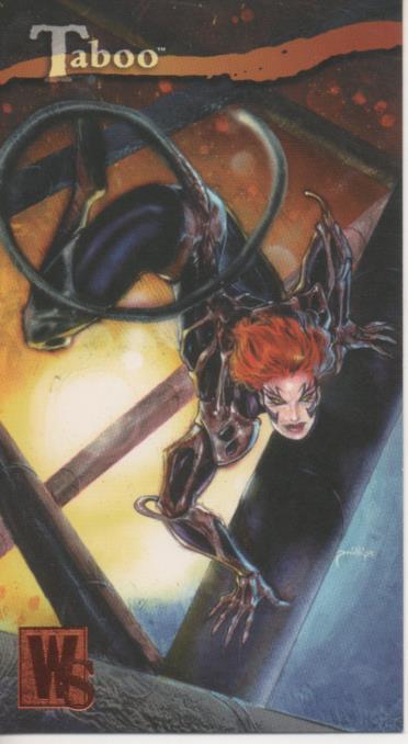 Cromo E004457: Trading Card. Wildstorm Gallery, nº 107 Taboo