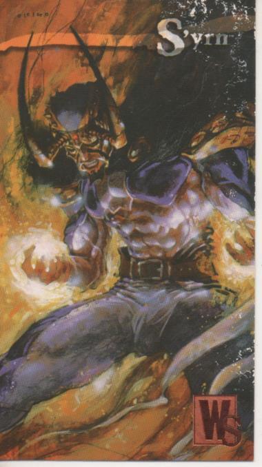 Cromo E004455: Trading Card. Wildstorm Gallery, nº 102 S'Yrn