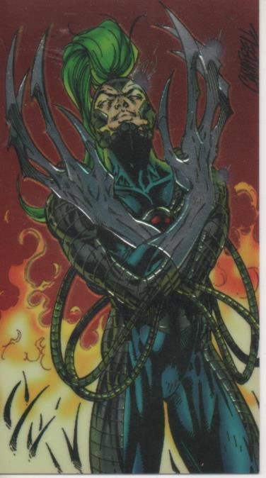 Cromo E004338: Trading Card.WildC.A.T.S Covert.Action.Teams nº 5  Warblade