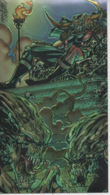 Cromo E004351: Trading Card. WildC.A.T.S Covert.Action.Teams. Nº 30 Defile