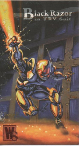 Cromo E004391: Trading Card.Wildstorm  Gallery, nº 5 Black Razor