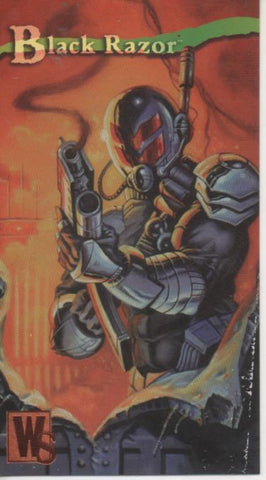 Cromo E004390: Trading Card. Wildstorm Gallery. nº 4 Black Razor