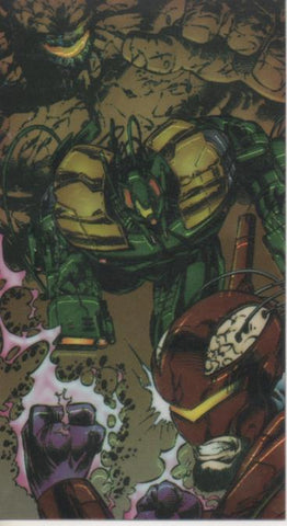 Cromo E004387: Trading Card. WildC.A.T.S Covert.Action.Teams. Nº 93 Troika