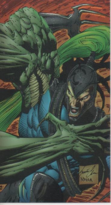 Cromo E004379: Trading Card. WildC.A.T.S Covert.Action.Teams. Nº 78 Warblade Vs. Daemonite