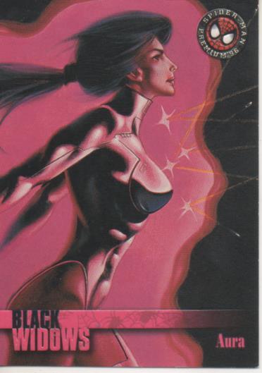 Cromo E004548: Trading Card. Spiderman Premium'96, nº 55 Aura