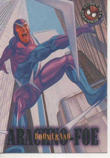 Cromo E004539: Trading Card. Spiderman Premium'96, nº 6 Boomerng