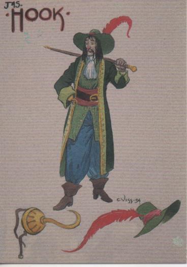 Cromo E004531: Trading Card. Charles Vess, nº 68 Hook (Costume Sketch)