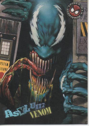 Cromo E004557: Trading Card.Spiderman Premiun'96, nº 80 Venom