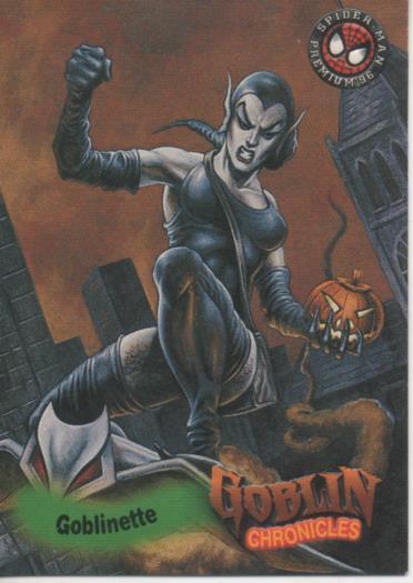 Cromo E004558: Trading Card.Spiderman Premium'96, nº 88 Goblinette