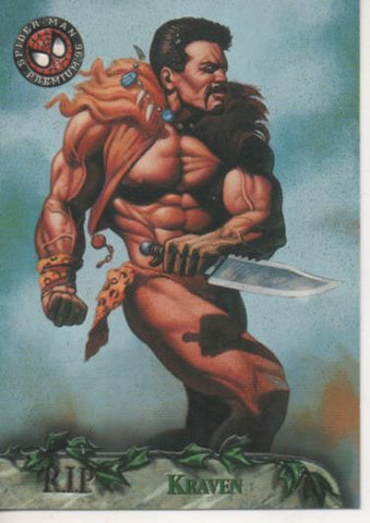 Cromo E004559: Trading Card.Spiderman Premium'96, nº 98 Kraven