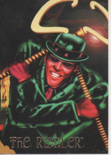 Cromo E004584: Trading Card. Skybox Villains, nº 39 The Riddler