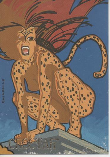 Cromo E004576: Trading Card. Skybox Villains, nº 22 Cheetah