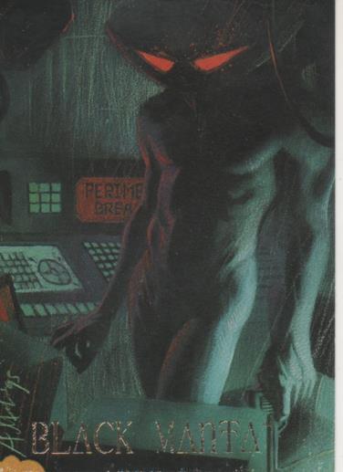 Cromo E004567: Trading Card. Skybox Villains, nº 11 Black Manta