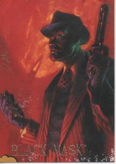 Cromo E004566: Trading Card. Skybox Villains, nº 10 Black Mask