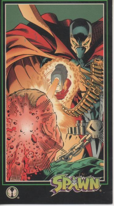 Cromo E004525: Trading Card. Spawn, nº 107 This Town's Not For Sale