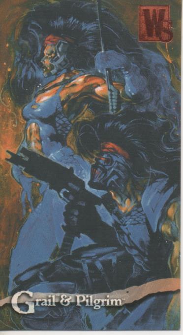 Cromo E004467: Trading Card. Wildstorm Gallery, nº 122 Grail & Pilgrim