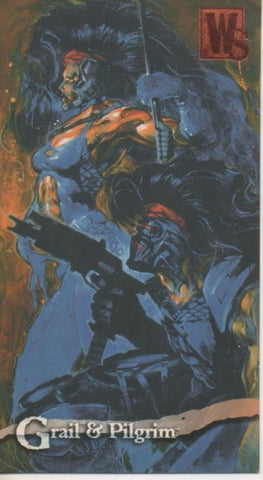 Cromo E004467: Trading Card. Wildstorm Gallery, nº 122 Grail & Pilgrim