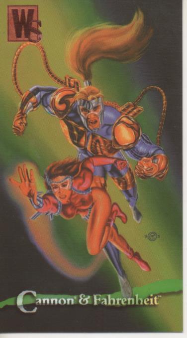 Cromo E004465: Trading Card. Wildstorm Gallery, nº 119 Cannon 6 Fahrenheit