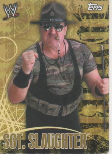 Cromo E004842: Trading Card. Toops World Wrestling 2007, nº 127 Sgt. Slaughter