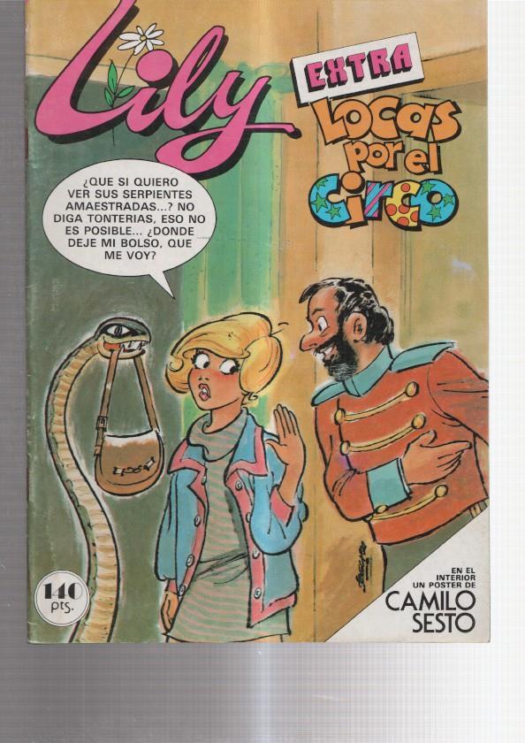 Lily extra numero 97: Locas por el circo: porter de Camilo Sesto (numerado 2 en trasera)
