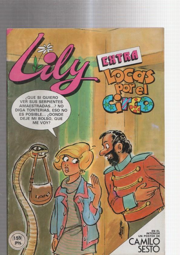 Lily extra numero 97: Locas por el circo: porter de Camilo Sesto (numerado 3 en trasera)